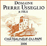 Pierre Usseglio Fils 2006 Chateaunneuf du Pape